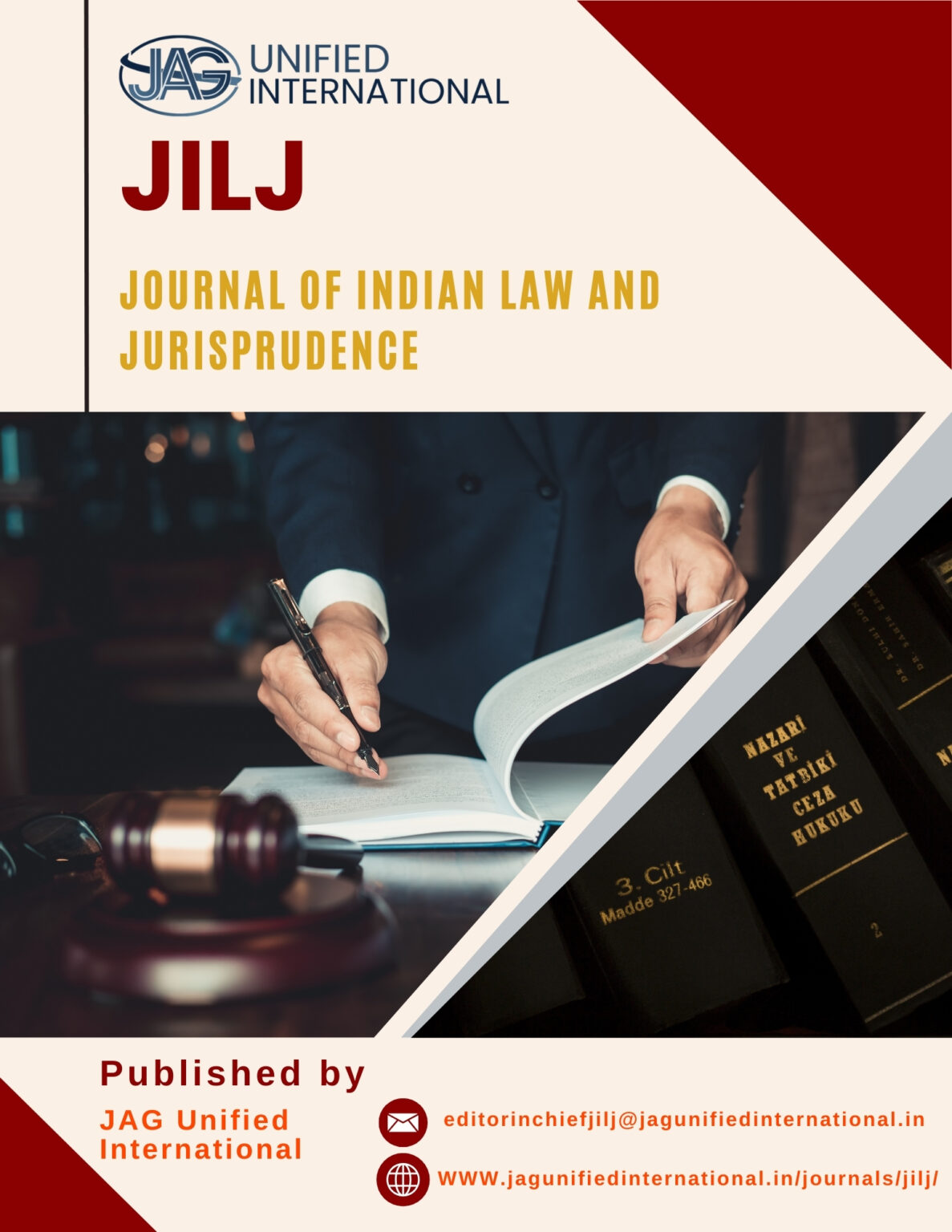 Journal of Indian Law and Jurisprudence – JAG Unified International